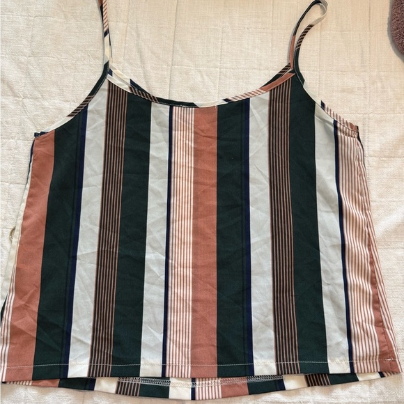 Emery Rose Striped Multicolor Cami Top - Size M - Perfect Condition - Picture 8 of 10